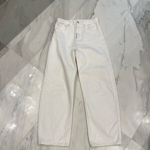 Frame Long Barrel Jeans white size 27